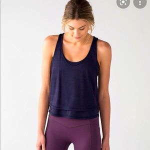 Lululemon Lean In Tank- Midnight Blue
